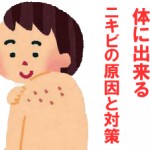 ニキビが出来る場所には原因があった!対策も調べた【体】