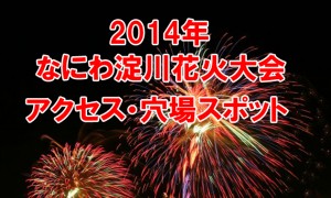 淀川花火大会2014年の日程と穴場で見やすいところは？