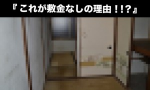 敷金なしには！こんなデメリットが？礼金ありなら何が違う？費用・家賃の違いなど