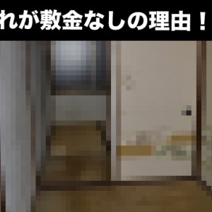 敷金なしには!こんなデメリットが?礼金ありなら何が違う?費用・家賃の違いなど
