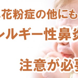 秋はアレルギー性鼻炎(花粉症)の他にも注意が必要?|原因や症状など